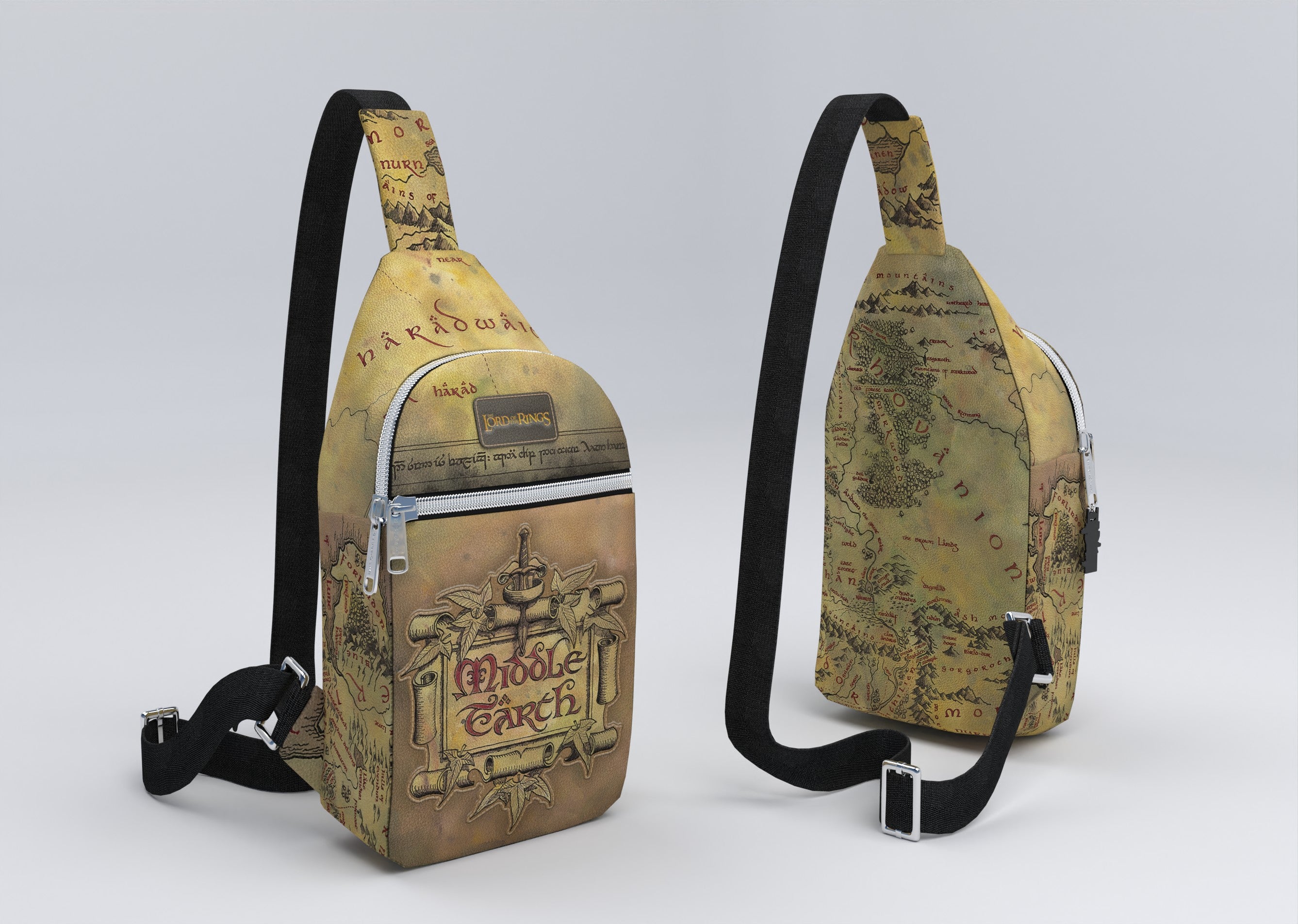 Lord of the Rings Middle Earth Cross Body-Bag