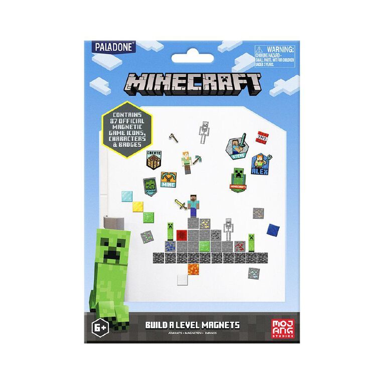Paladone Minecraft Build A Level Magnets V2