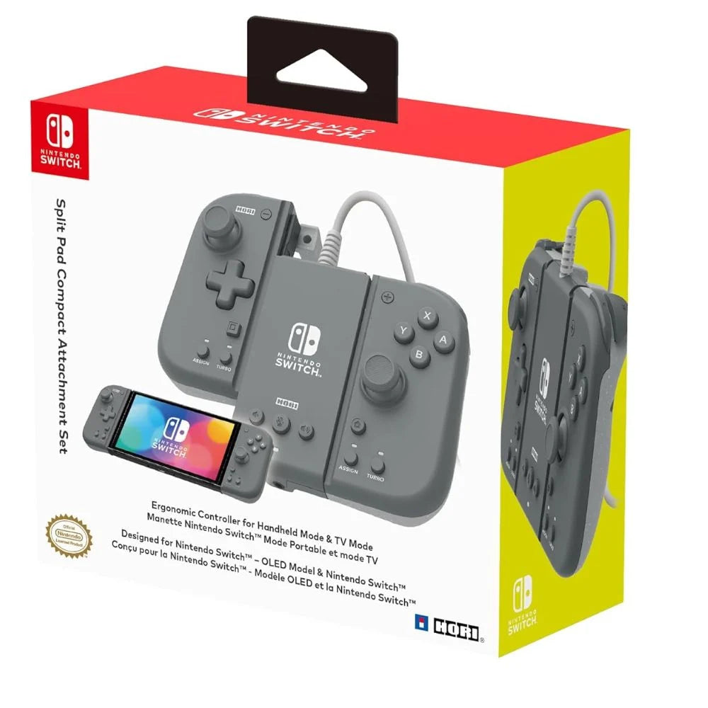 Hori Switch Split Pad Compact Attachment (Grey)