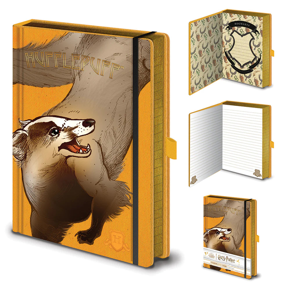 Harry Potter Houses Hufflepuff Premium Notebook