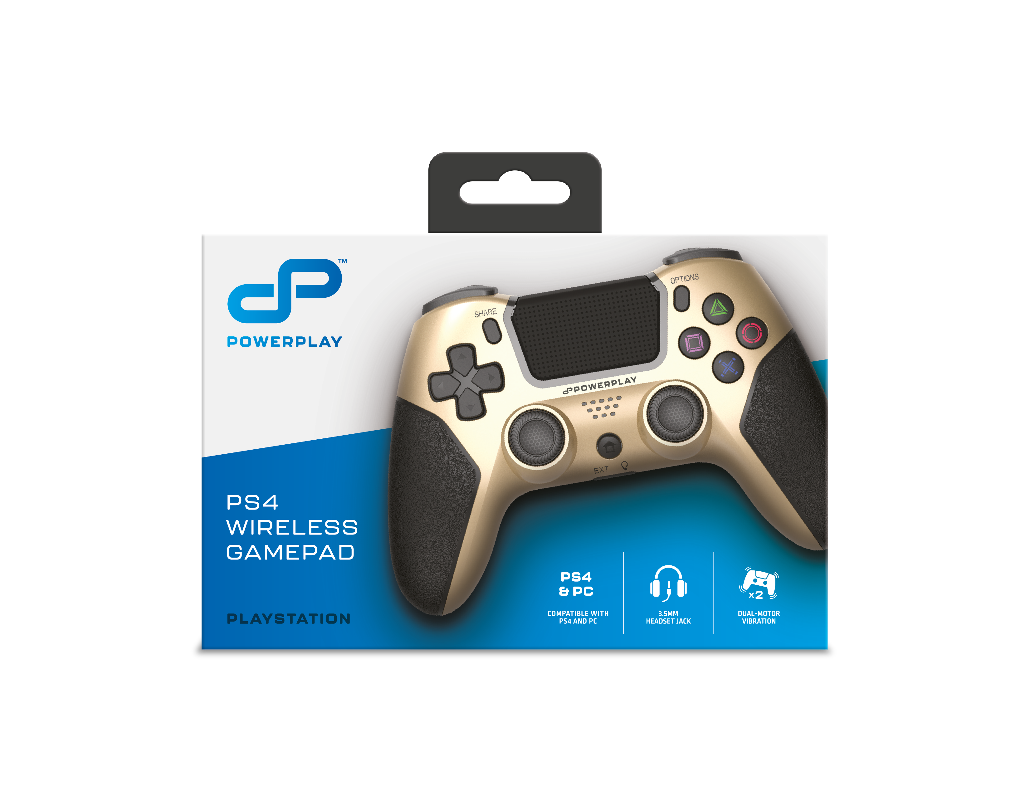 PowerPlay PS4 Wireless Controller (Gold)
