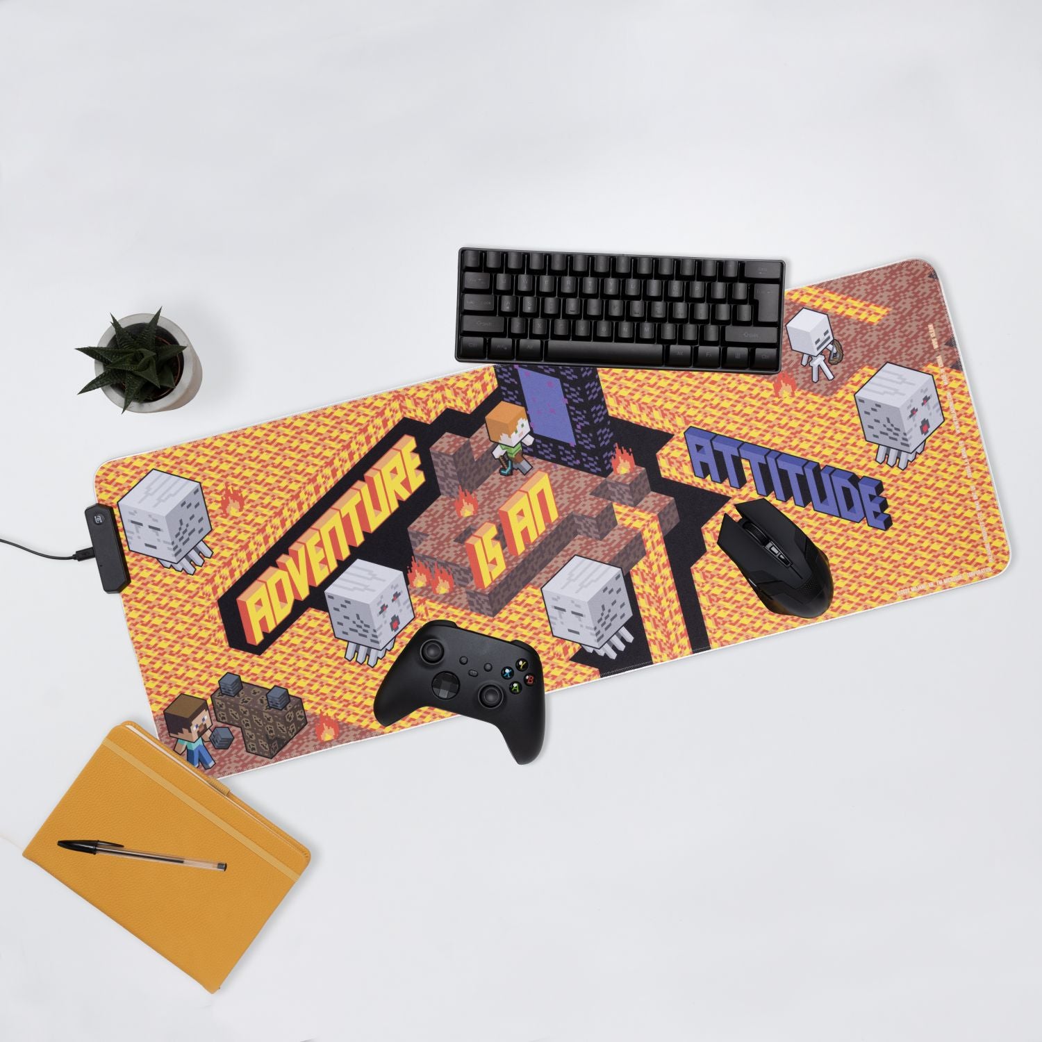 Paladone Minecraft Light Up Desk Mat