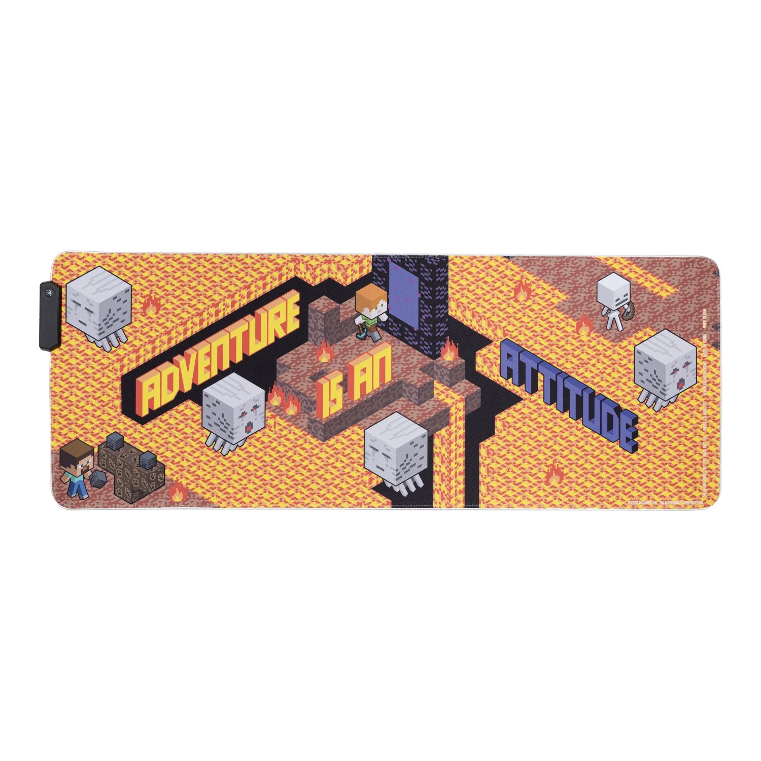 Paladone Minecraft Light Up Desk Mat