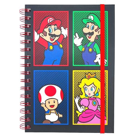 IM Super Mario 4 Colours A5 Wiro Notebook